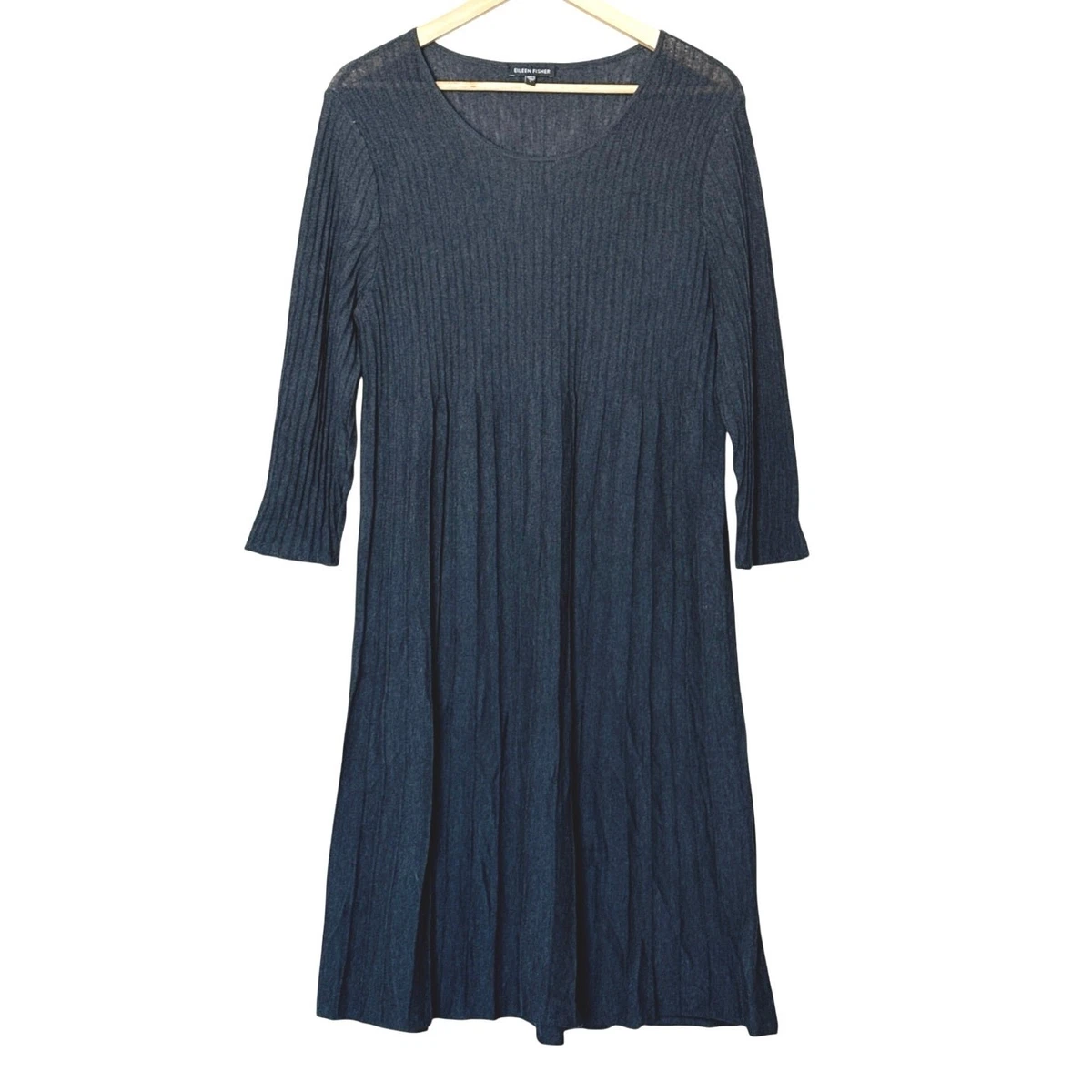 3/4 Sleeve Casual Midi Sweater Dresses for sale | eBay