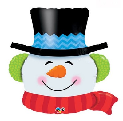 Anagramm 36 Zoll Weihnachten Lächelnder Schneemann Folienballon 36''