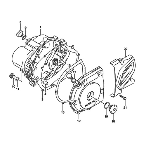 Visserie moteur en acier inoxydable de haute précision pour DRZ 125 L