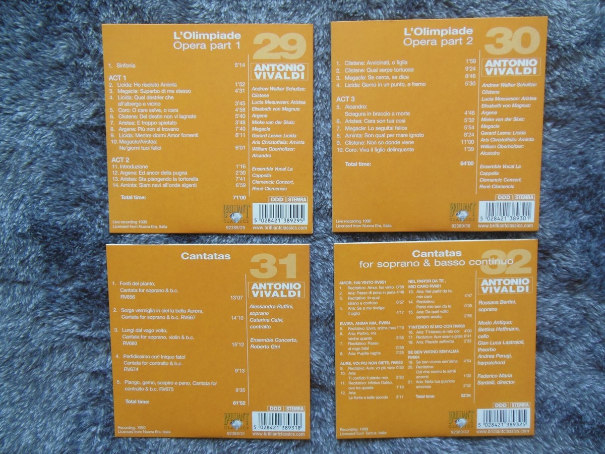 ANTONIO VIVALDI - THE MASTERWORKS- 40 CD Box Set by