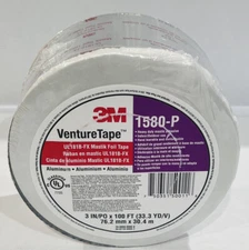 3M VentureTape 1580-P Mastic Aluminum Foil Tape 3" x 100ft 2.0mil HVAC Duct Seal