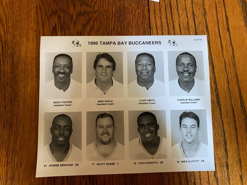 1996 Tampa Bay Buccaneers team issued head shot photo set - Picture 4 of 11