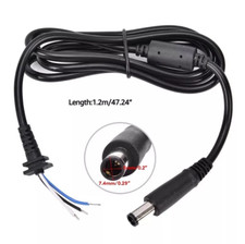 Cavo Alimentazione 7.4x5.0mm Connettore Spina DC per Portatile Dell Adattatore Alimentazione Treccia