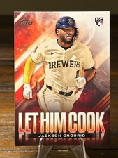 2024 Topps Update #LHC-19 Jackson Chourio Let Him Cook [RC] Milwaukee Brewers