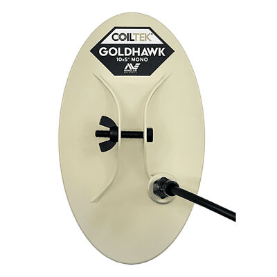 Coiltek Goldhawk 10'' x 5'' MONO Search Coil for Minelab GPX 6000 Metal Detector