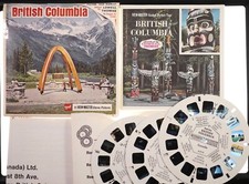 BRITISH COLUMBIA Canada View-Master 3 reel packet  booklet A014 - DT30