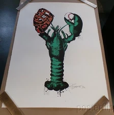 Green Monsta Screenprint Poster Gagnon Limited Edition xx/15, Signed/Numbered