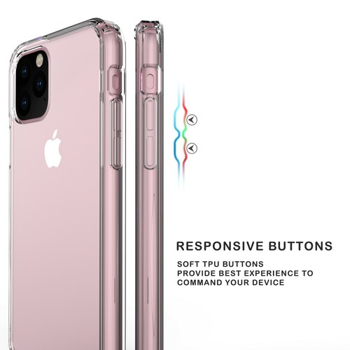 Slim Lightweight Hard Back Case w/Flexible Bumper Cover for iPhone 11 Pro - Picture 5 of 52