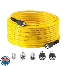 Tool Daily Pressure Washer Hose 100 FT X 1/4", Power Washer Replacement Exten