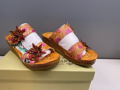 L'Artiste by Spring Step POLKA-CAM - Camel Multi Women's Size 5 - NWB! - Picture 2 of 9