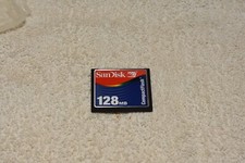5-Pack Of Used 128MB SanDisk CompactFlash (CF) Memory Cards - Model SDCFJ/SDCFB 2 thumbnail image