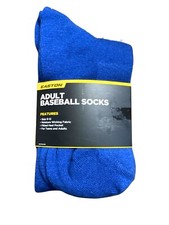 New 1 pair Easton Adult Baseball Socks Fitted Heel Pocket Wicking Size 9-12