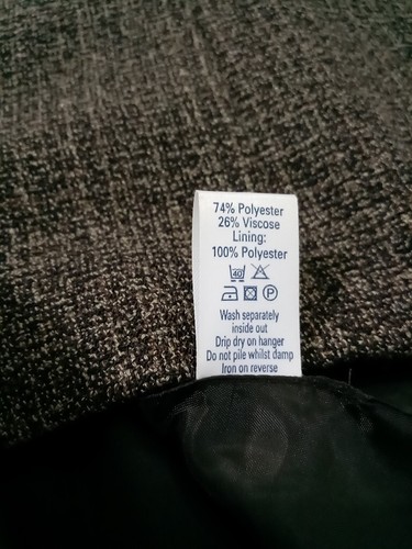 M&Co Cocoa Brown Mix Jacket Size 12 - Picture 10 of 11