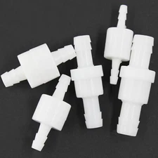 10Pc 6mm Plastic Non-Return Pagoda Inline Fluids Check Valve for Fuel Gas Liquid