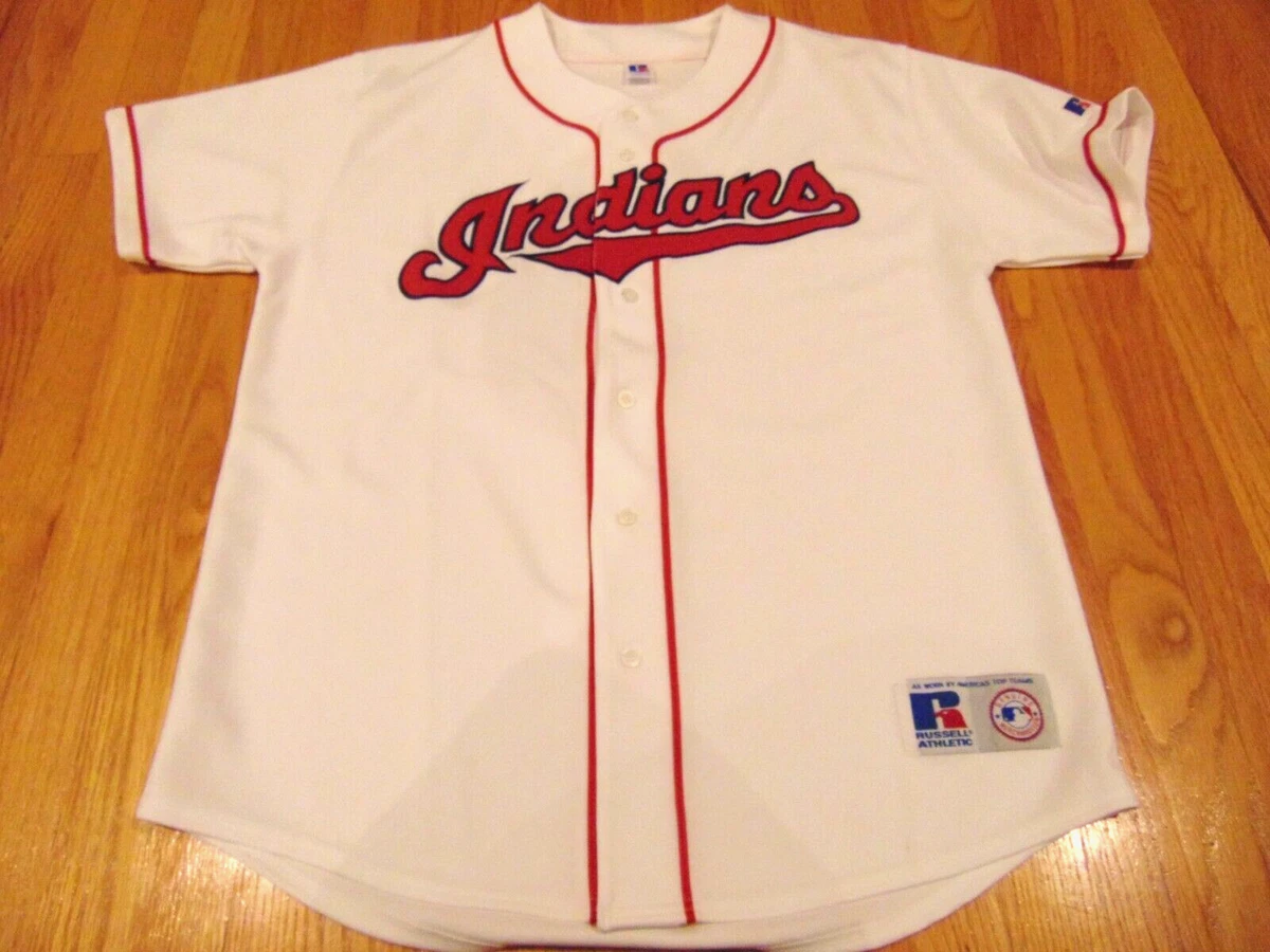 NWOT VINTAGE 90'S RUSSELL ATHLETIC MLB CLEVELAND INDIANS