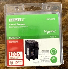 Square D HOM2100C 100A Circuit Breaker
