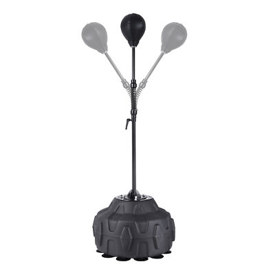 Punching Speed Bag W/Stand Boxing Reflex Ball Adjustable Height Fitness Training