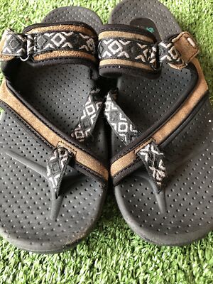 Sketchers Good Year Brown and Black Sandals 8 NWOT Skechers Slip-Ins Tresmen-Norvick Men main image 4