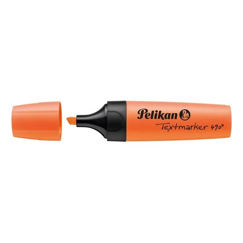 10 x Pelikan Textmarker Leuchtmarker Highlighter 490 Marker 2 -5mm, orange - Bild 3 von 4