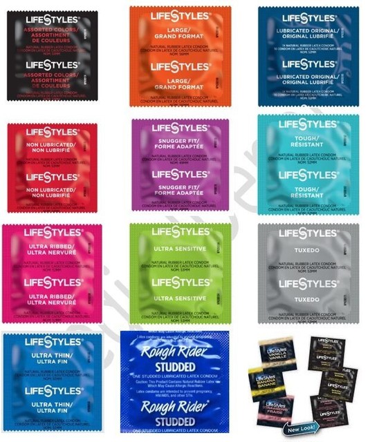 LifeStyles Condoms 100 Count Bulk Pack - Choose Type - Fast Shipping