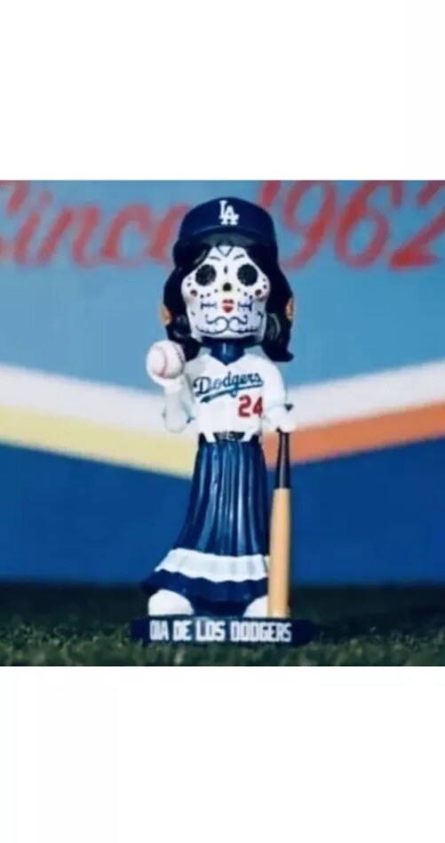 9/24来場者限定 Dia De Los Dodgers ボブルヘッド ② 🔥💀 LA Dodgers Dia De Los Muertos Sugar Skull Bobblehead 9