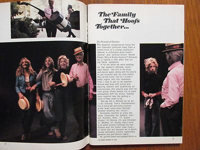 Aug. 9-1975 TV Guide(BUDDY  EBSEN/BONNIE  EBSEN/ALMOST ANYTHING GOES/PAT BUTTRAM