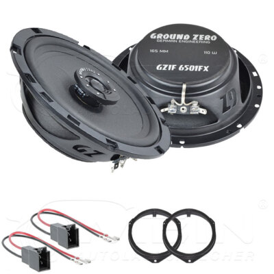 GROUND ZERO LAUTSPRECHER für OPEL ASTRA G Cabrio 1998-2005 Front Tür 110W #AUNF