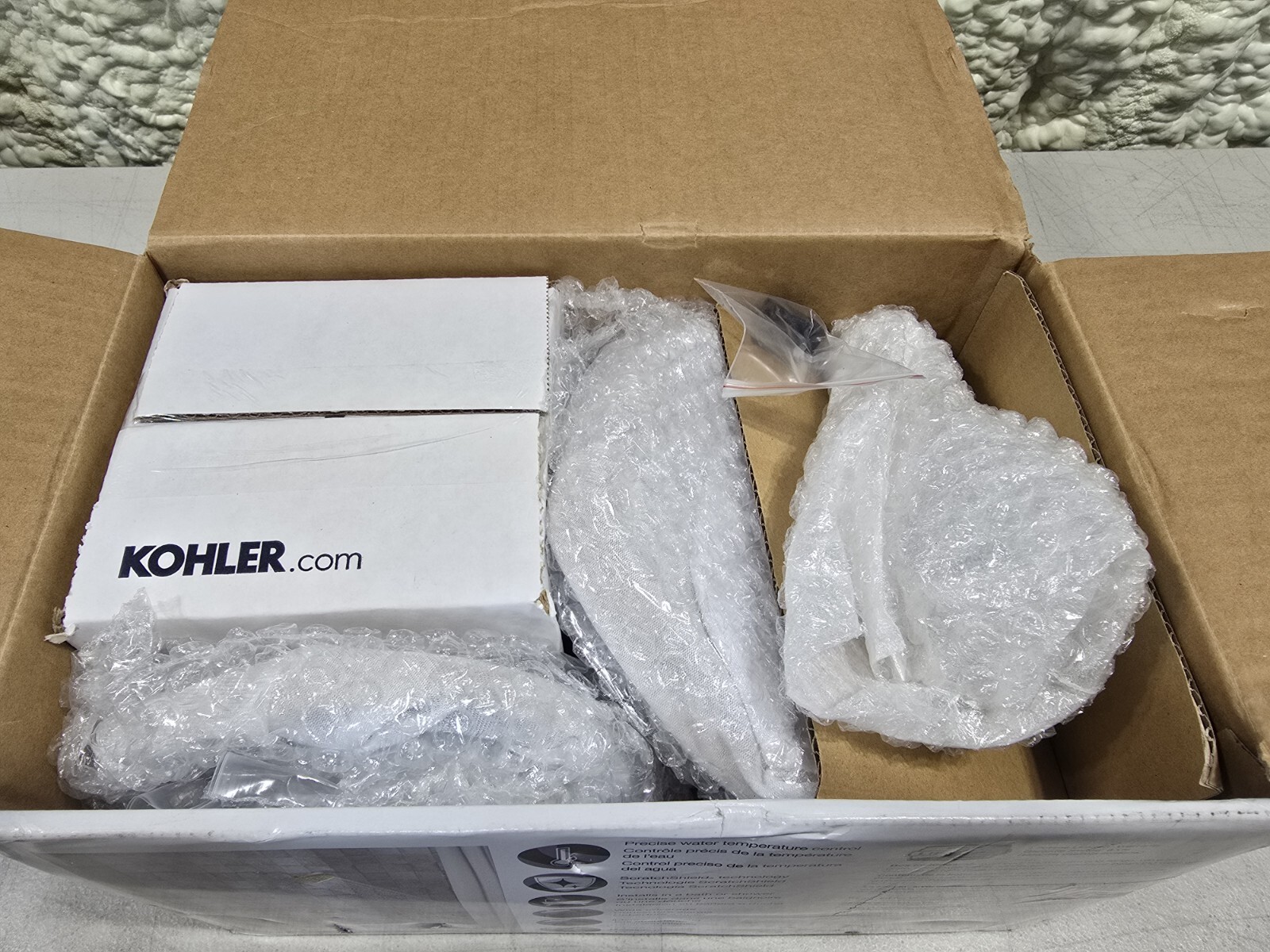 Kohler Sundae Tub & Shower Faucet with Valve Brushed Moderne Brass R28798-4G-2MB