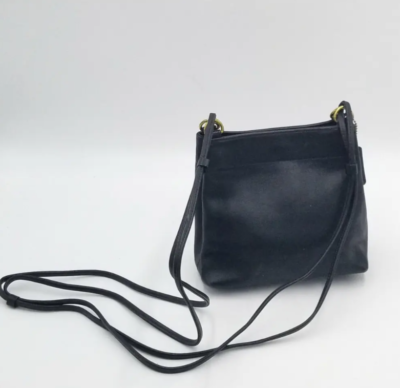 Coach Vintage Black 337 Leather Crossbody | eBay