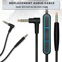 PS5 PS4 PS3 Headphone Cable + Microphone for Playstation Controller Lead