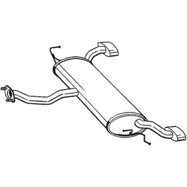 Bosal EndschalldäMpfer SchalldäMpfer FüR Hyundai Tucson KIA Sportage-image