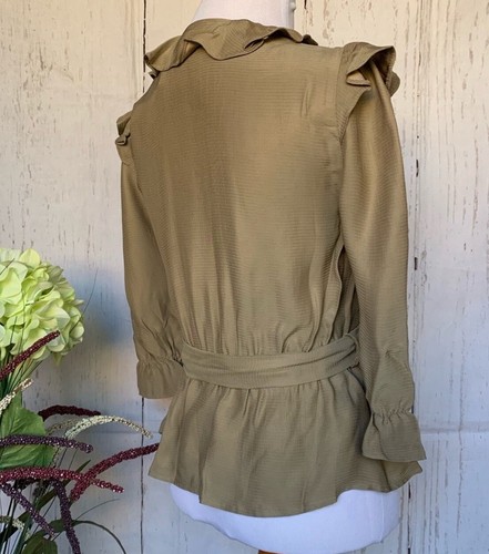 Blusa con volantes Twelfth Street de Cynthia Vincent XS - Imagen 3 de 8