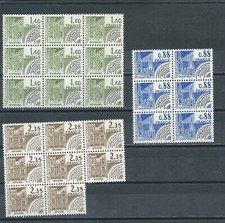 FRANCE -1979 Préoblitérés, 3 blocs comme neuf ** (MNH)