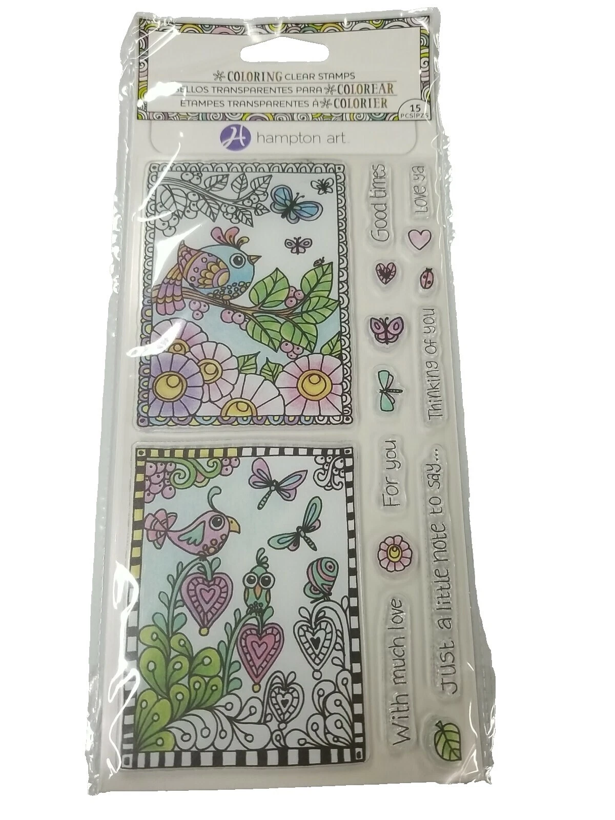 Cruz Hampton Art Animales e insectos Sellos