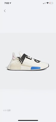 adidas gazelle silver green womens Adidas x Pharrell Williams Men's Hu NMD N.E.R.D Chalk White / Glow Orange /  Clear Mint Low Top Sneakers main image 1