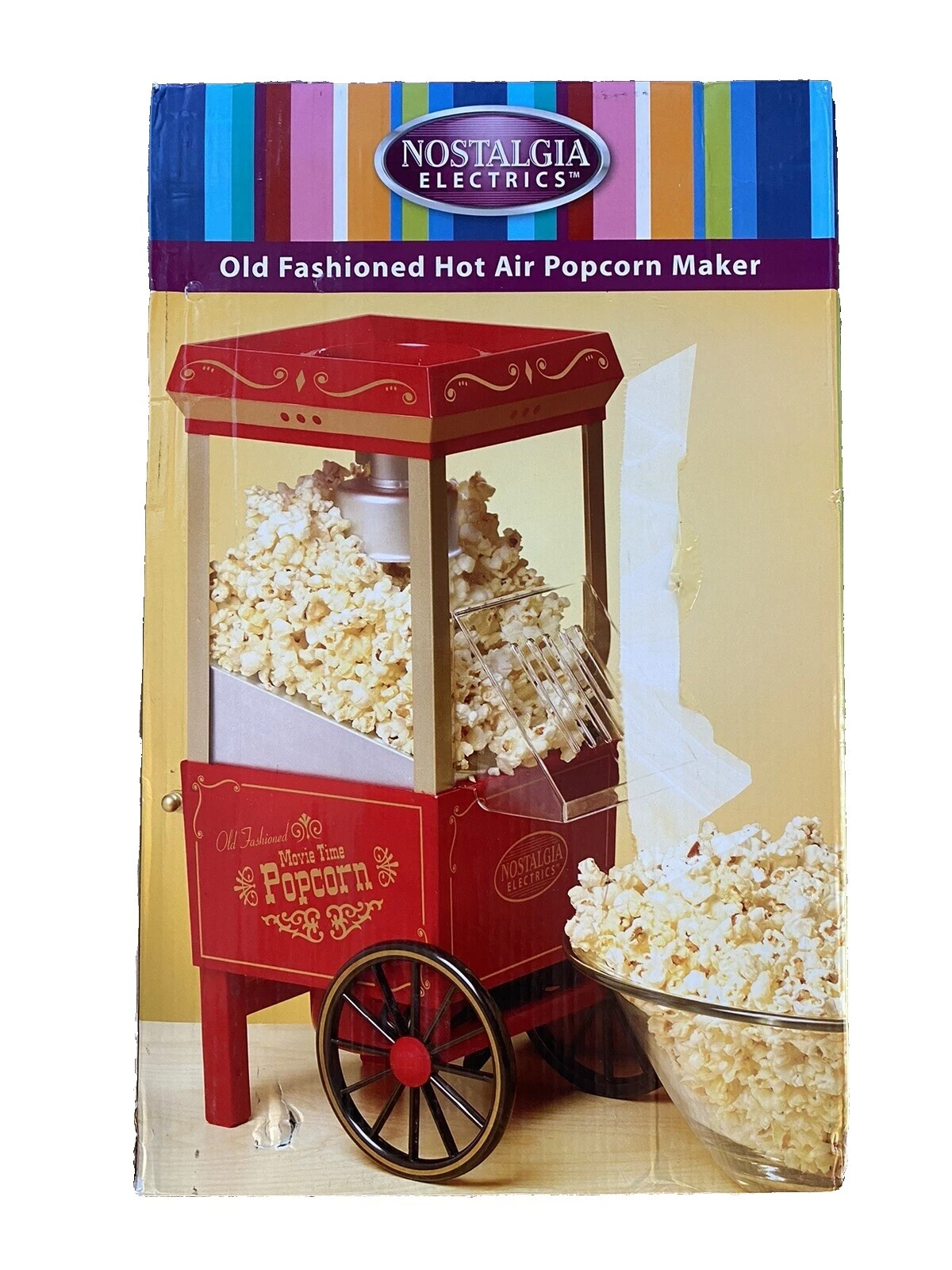 Fabricantes de palomitas Nostalgia Blanco