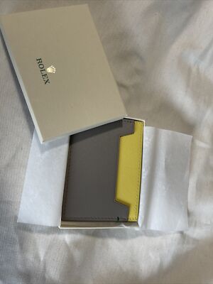 Rolex Slim Leather Card Wallet- BNIB