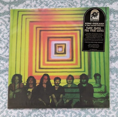 Float Along - Fill Your Lungs by King Gizzard & The Lizard Wizard Yellow Vinyl 