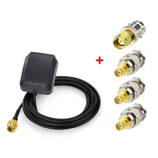 Replacement Accessories Antenna & Adapter For GPSDO Symmetricom Inside GPS 10MHz