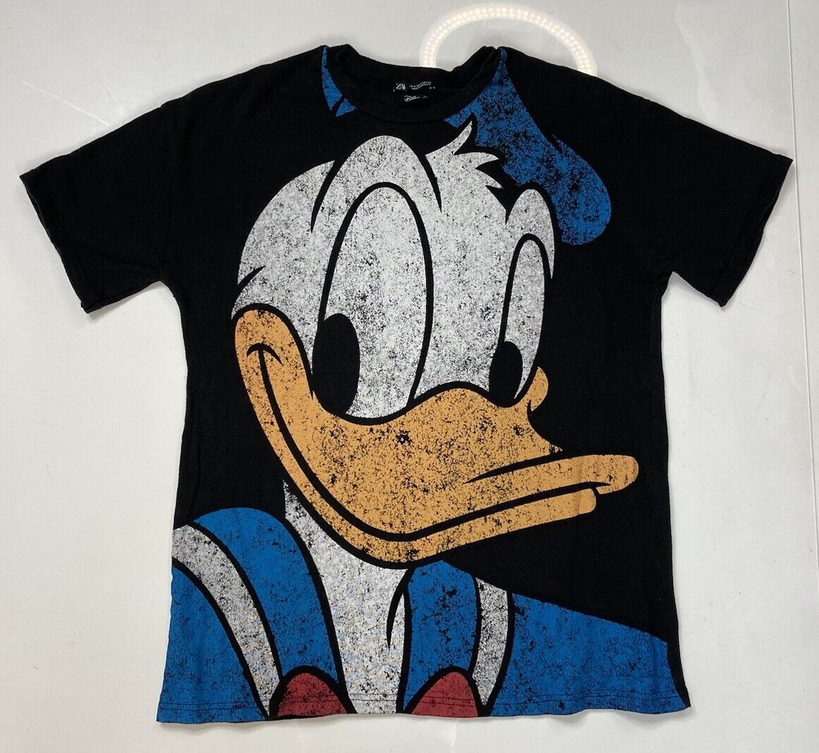 Zara Disney Donald Duck Big Face Graphic T-shirt Men Small Zara Disney Donald Duck Big Face Graphic T-shirt Men Small