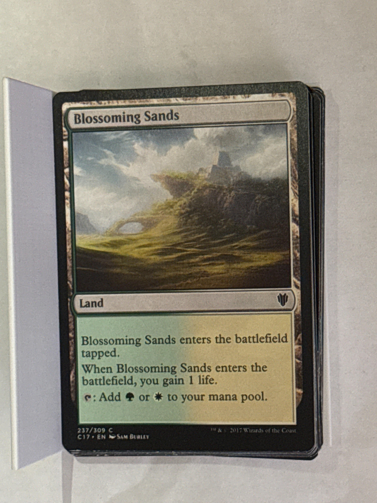 Commander 2017 #237 Blossoming Sands