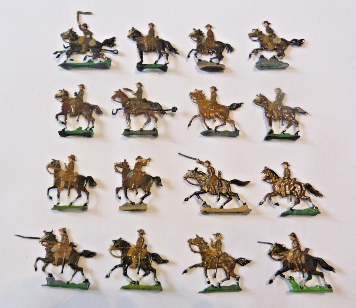 8 Figurines étain Zinnfiguren - Cavaliers Turcs Ottomans - Moyen Âge 30mm - Lot 2