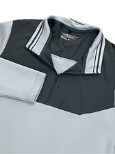 Nike Golf Tour Performance Dri Fit Pullover Quarter Zip Blue Gray Men's Small