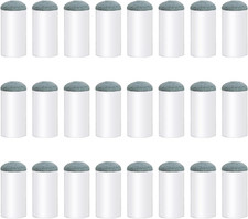 24 Pieces 13 Mm Pool Cue Tips Pool Stick Tips Slip on Cue Tips Replacement Pool