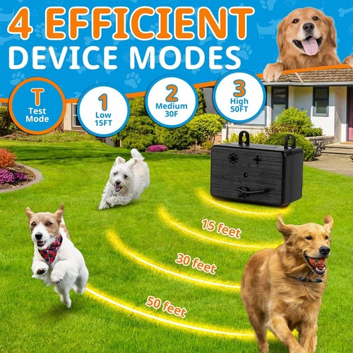 Anti Bellen Gerät für Hunde, 50FT Reichweite Hunde Bellen Abschreckung Bellen Box für drinnen - Bild 7 von 7