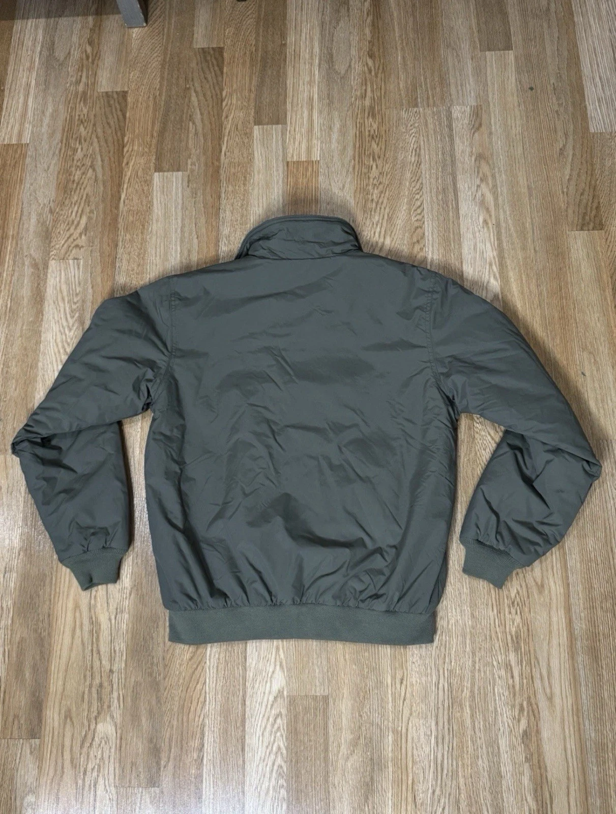 Lot Of 3 LL bean Jacket Men Small Bomber Green/Blue/Navy Blue Full Zip Fleece .! - product detail image 2
