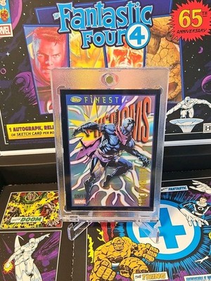 2026 Topps Finest Fantastic Four 65th FINEST PHENOMS Black Panther 05/10 Black