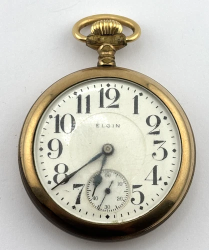 Elgin Antique Mechanical Pocket Watch Grade 336  17J  18s  20298411  NON-WORKING