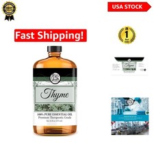 Thyme Essential Oil 16 Fl Oz - Soothing Aromatherapy for Mindful Living