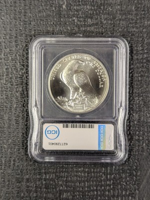 1984 D ⭐MS 70⭐ USA OLYMPIC Silver Commemorative $1-ICG Hutto